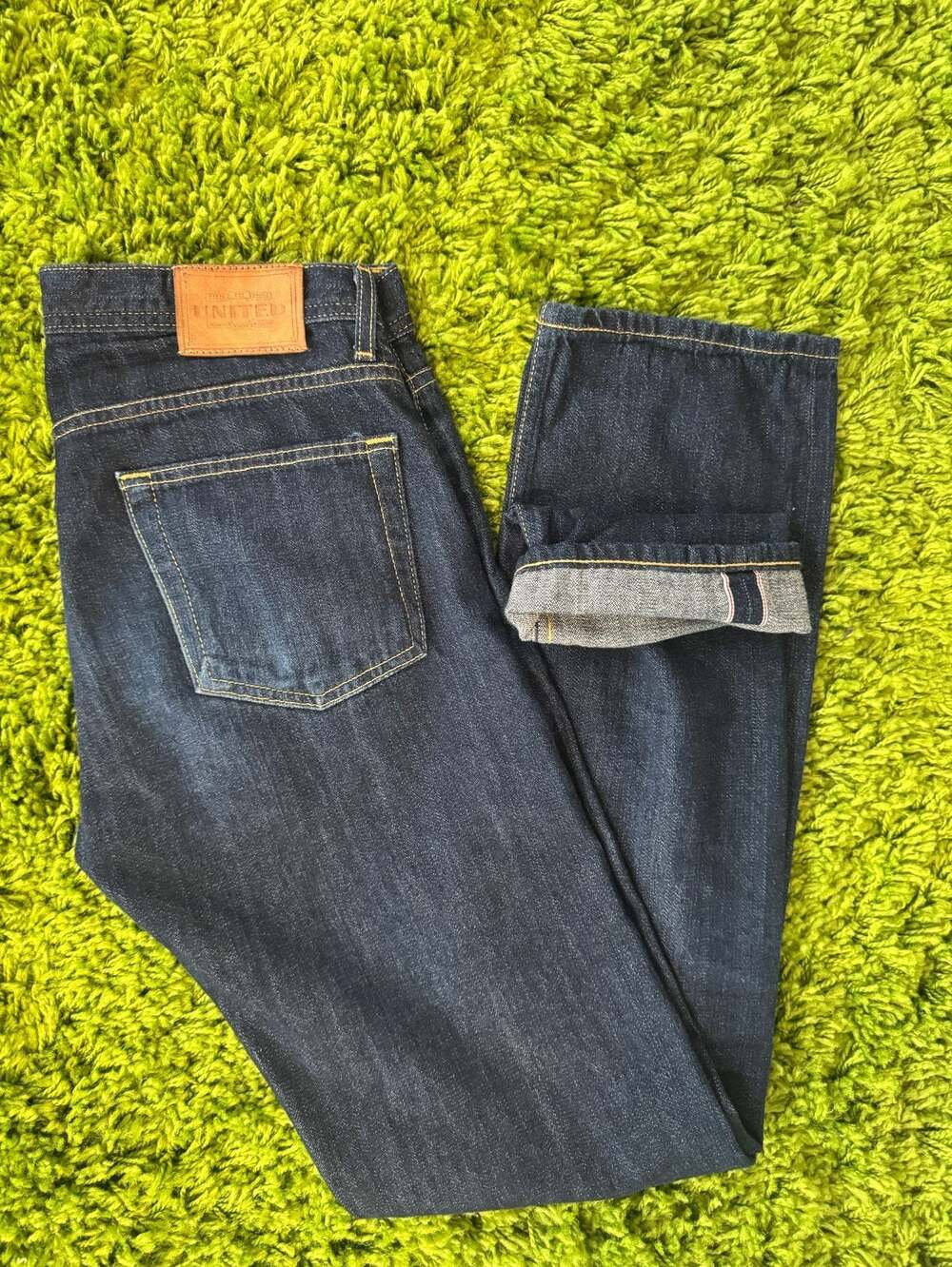 United Stock Dry Goods Narrow Selvedge Denim Jeans Size 32